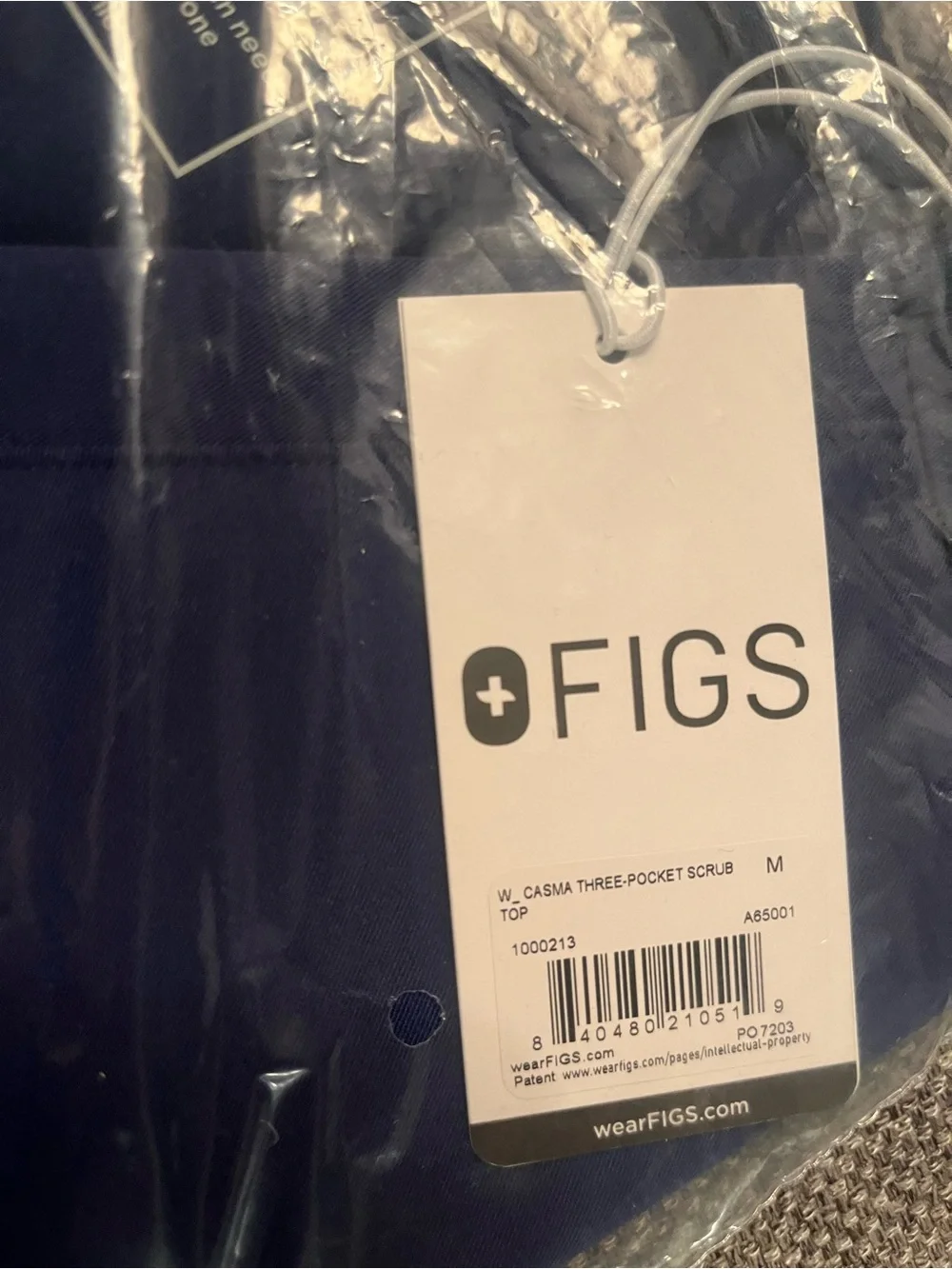 FIGS Casma Three-Pocket 0
Scrub Top™, M, Sapphire - Picture 4 of 4